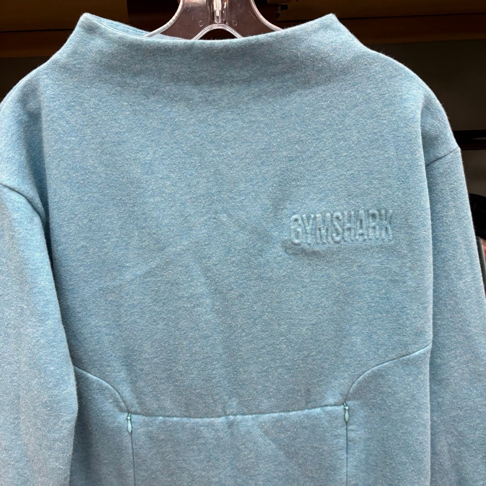 Women's Gymshark Blue So Soft Jumper Sweatshirt XS - Picture 2 of 7